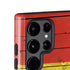 Spain Flag Dark Wood Galaxy S25 Ultra Impact Case